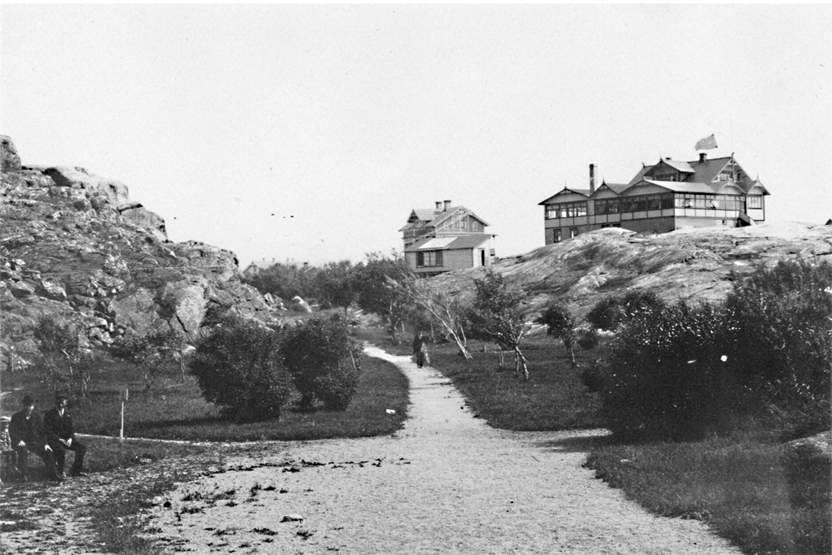 Historisk bild på Smögens Hafvsbad